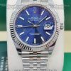 rolex datejust blue dial super clone