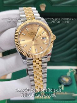 rolex datejust champagne dial