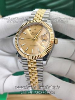 rolex datejust champagne dial replica