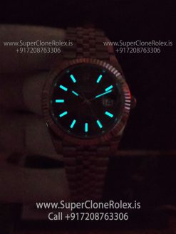 rolex datejust rhodium dial superclone