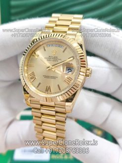 rolex daydate gold president