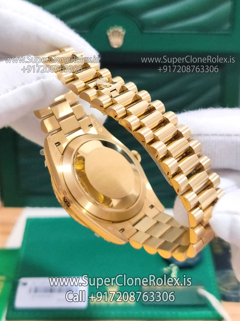 rolex daydate gold superclone