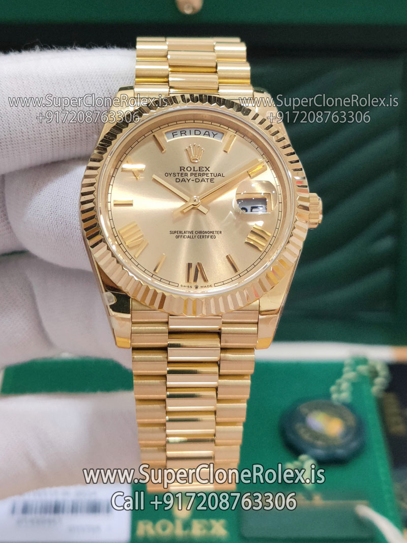 rolex daydate gold