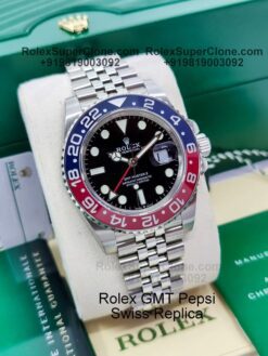 best rolex gmt master 2 pepsi swiss replica watch