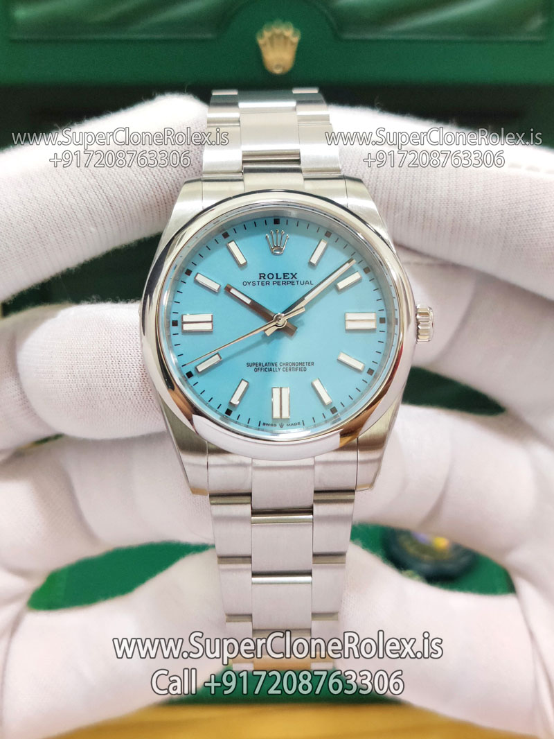 rolex oyster perpetual tiffany dial
