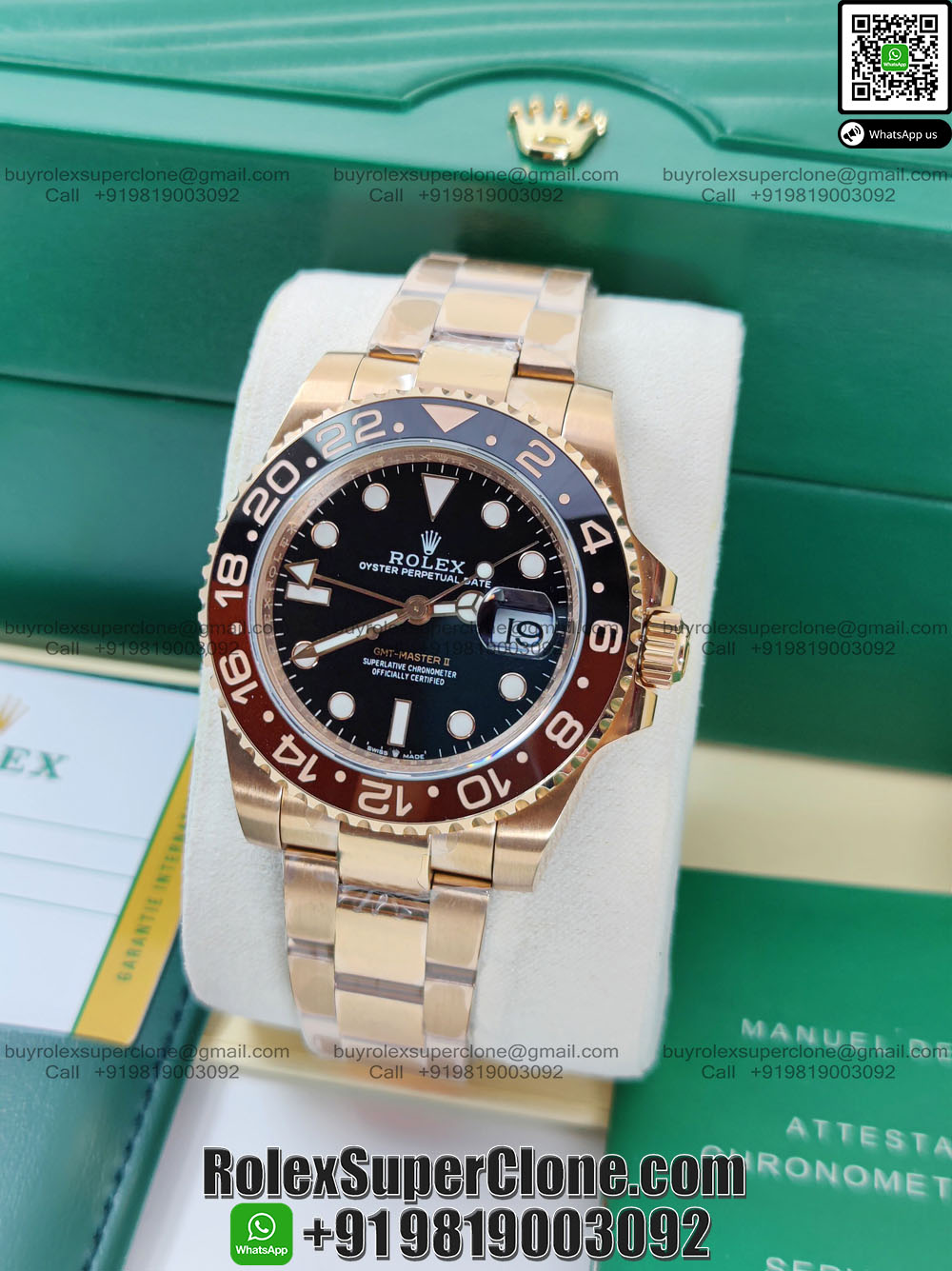 rolex root beer 126715CHNR replica watch