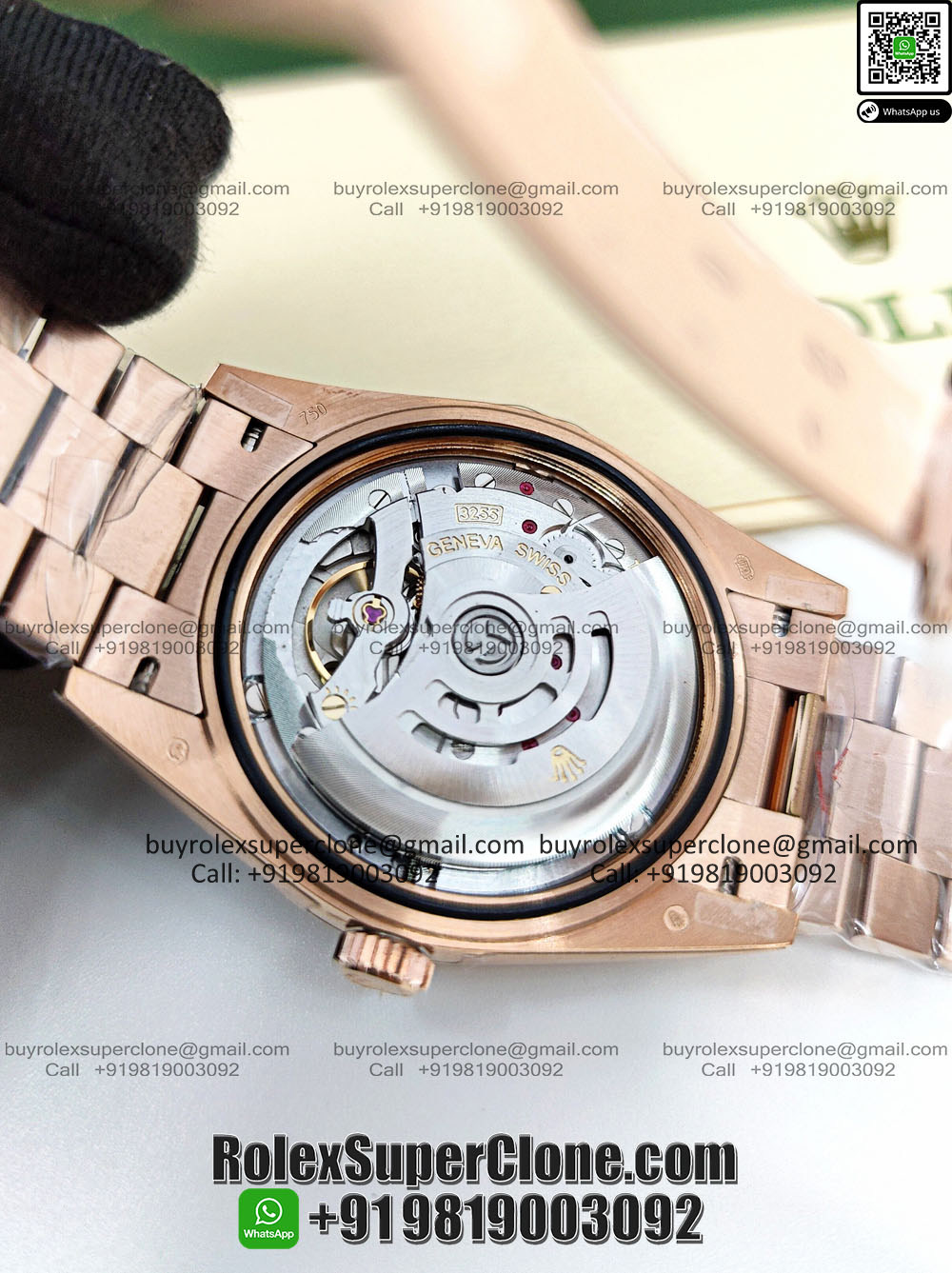 rolex day date super clone movement