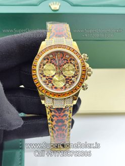 rolex daytona leopard