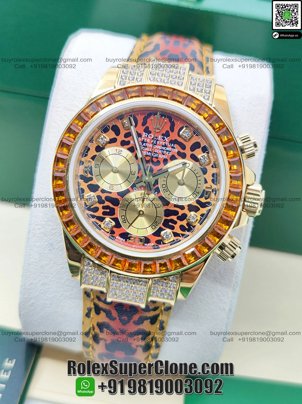 rolex daytona leopard replica