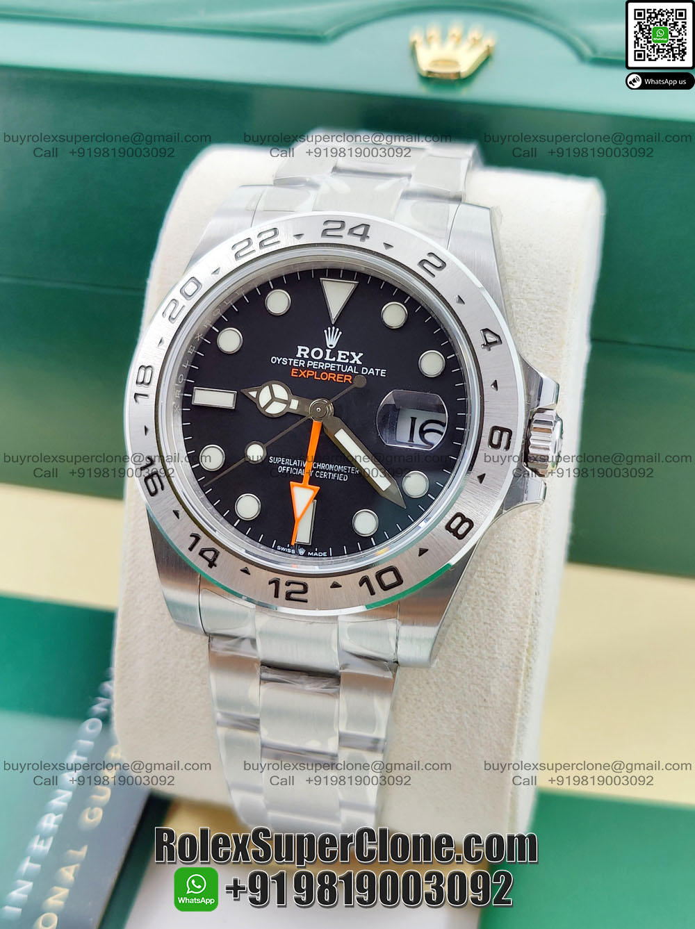 rolex explorer 2 super clone watch