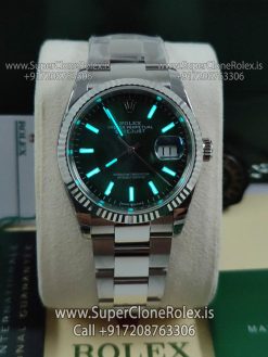 rolex datejust 36 mint green dial