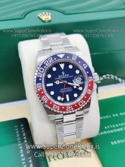 rolex gmt master blue dial
