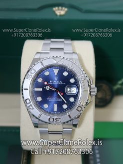 rolex yacht master blue dial replica