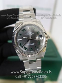 rolex datejust wimbledon dial oyster bracelet