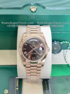 rolex daydate rose gold